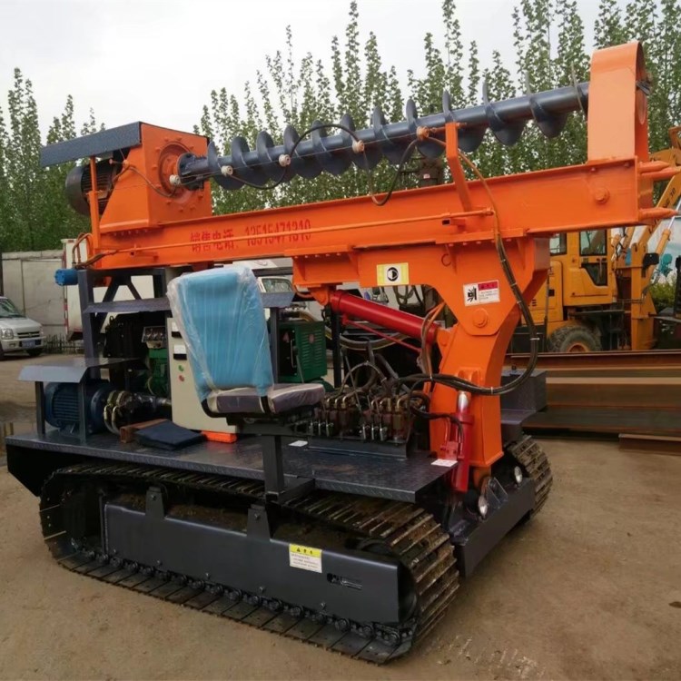 光伏打樁機(jī)光伏電打樁機(jī)操作簡(jiǎn)單圖片