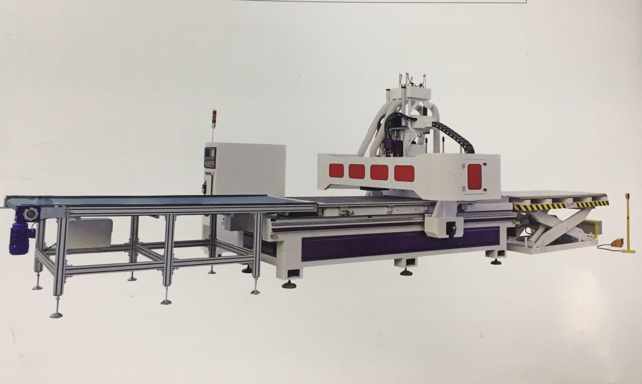 湖南衡阳制造板式家具的设备需要哪些机器数控开料机四工序开料机图片