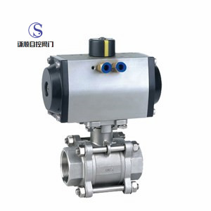 氣動(dòng)三片式球閥不銹鋼內(nèi)螺紋球閥廠家