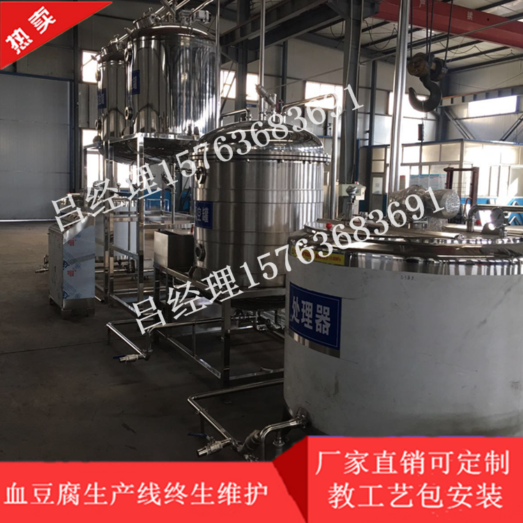 血豆腐加工生產(chǎn)線圖片