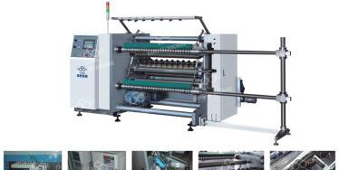 電腦控制高速薄膜復卷機分切機圖片