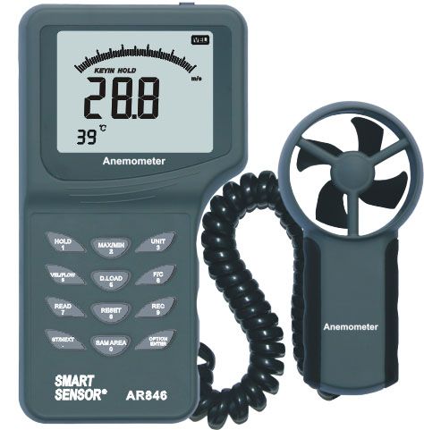 香港?，敺煮w式葉輪風(fēng)速計(jì)AR846+便攜式風(fēng)速儀