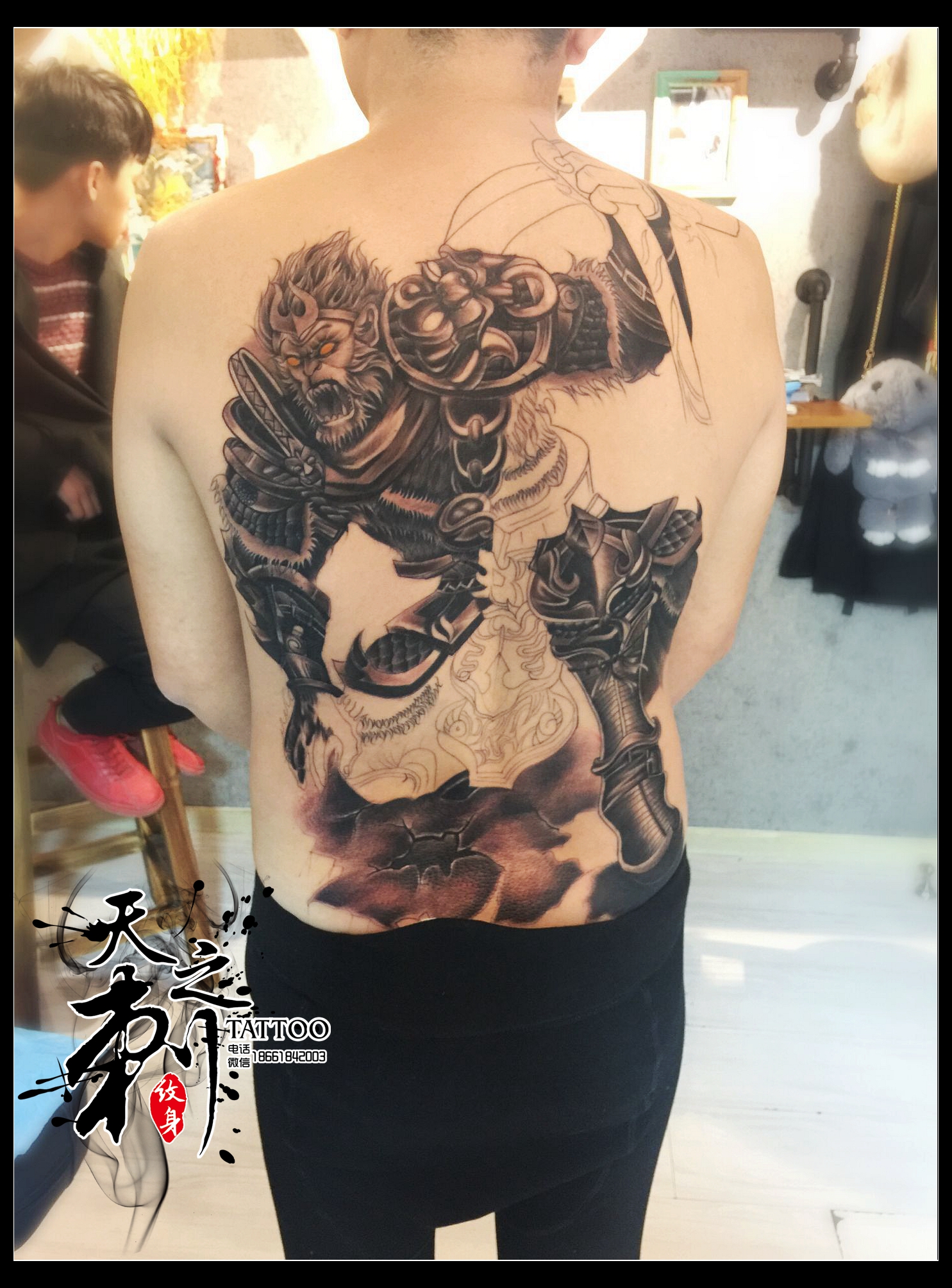 斗戰(zhàn)勝佛紋身圖案 青島李村紋身圖片