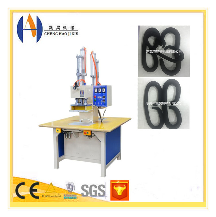 3D立体耳罩热压成型设备 海绵口罩热压成型机 皮套热压熔接机 3D耳罩热压成型机图片