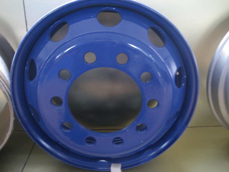 12R22.5掛車真空鋼鍋圈圖片