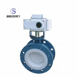 D941F46電動(dòng)耐腐蝕襯氟蝶閥圖片