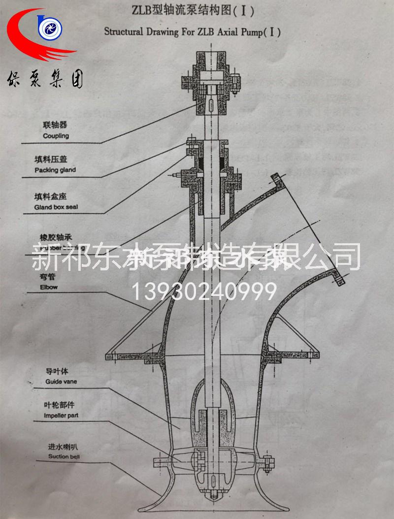 ZLB立式轴流泵农用农田灌溉泵图片