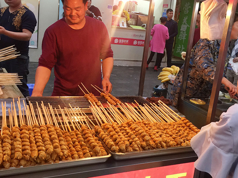 正新同款肉串，豪佳肉串生产厂家，60克大肉串批发图片