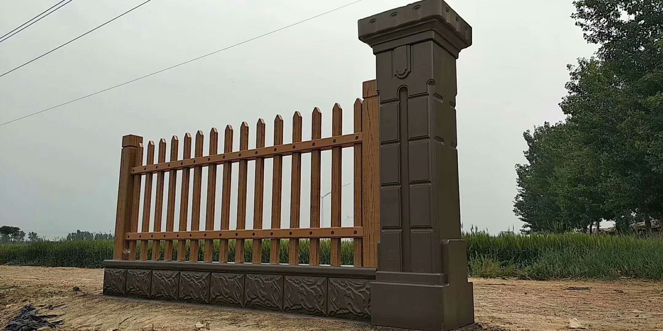 水泥仿木護(hù)欄圖片/水泥仿木護(hù)欄樣板圖 (2)