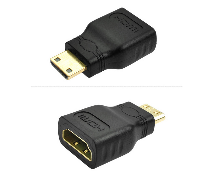 深圳 mini hdmi转hdmi转接头 工厂直销 便宜供应 迷你hdmi转hdmi