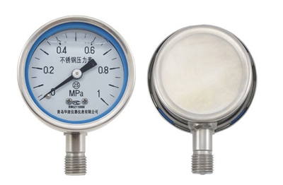厂家供应商Y-MF系列法兰隔膜式压力表  耐震不锈钢图片