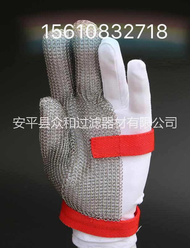 五級防割不銹鋼手套 廠家直銷圖片