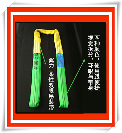 起重吊裝帶之扁平織帶半成品圖片