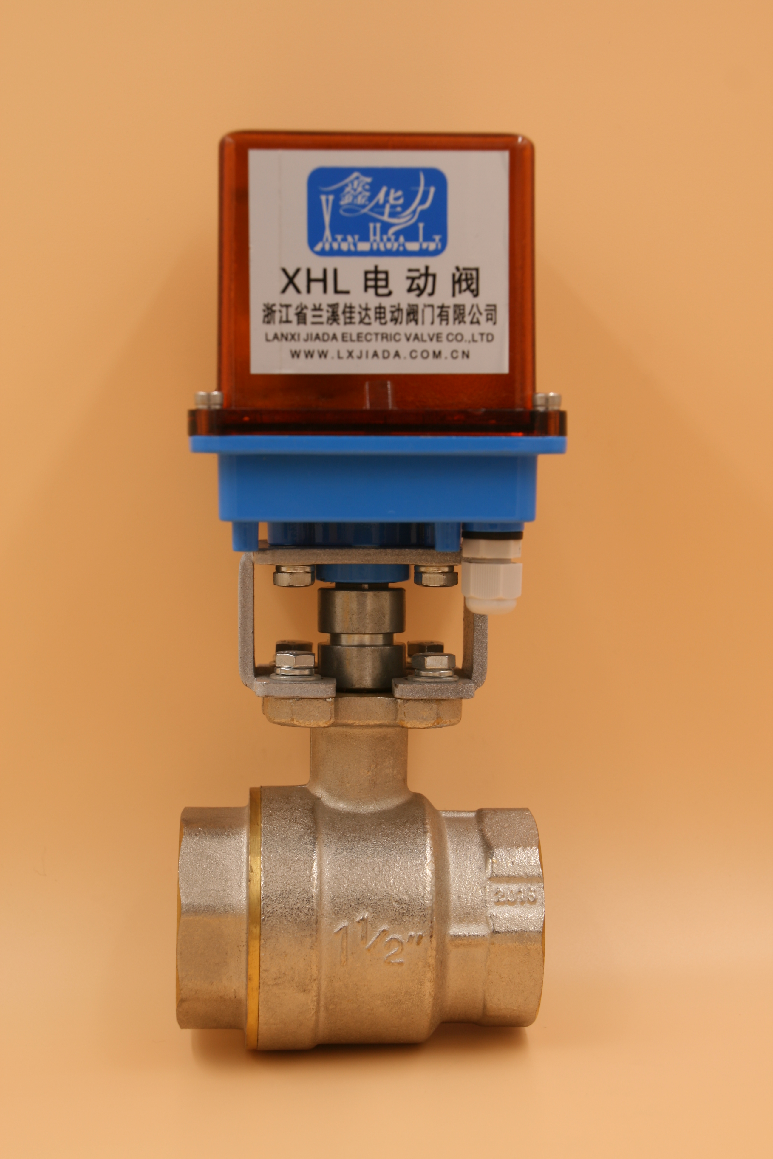 XHL電動(dòng)黃銅二通球閥圖片