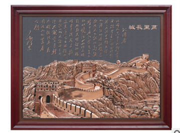 辦公室銅畫圖片