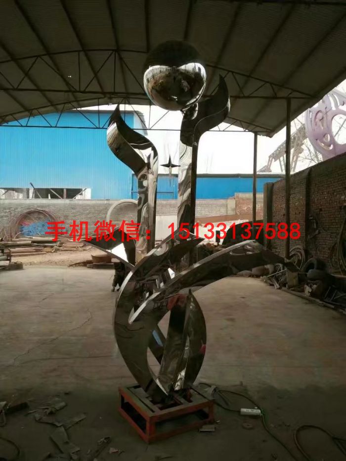 企業(yè)不銹鋼雕塑圖片/企業(yè)不銹鋼雕塑樣板圖 (2)