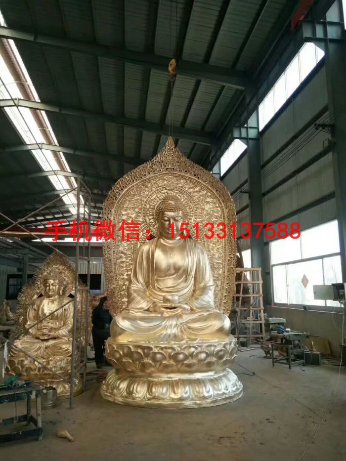 坐像如來佛銅佛像