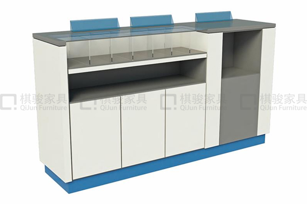 山西農(nóng)信銀行填單臺家具定制圖片