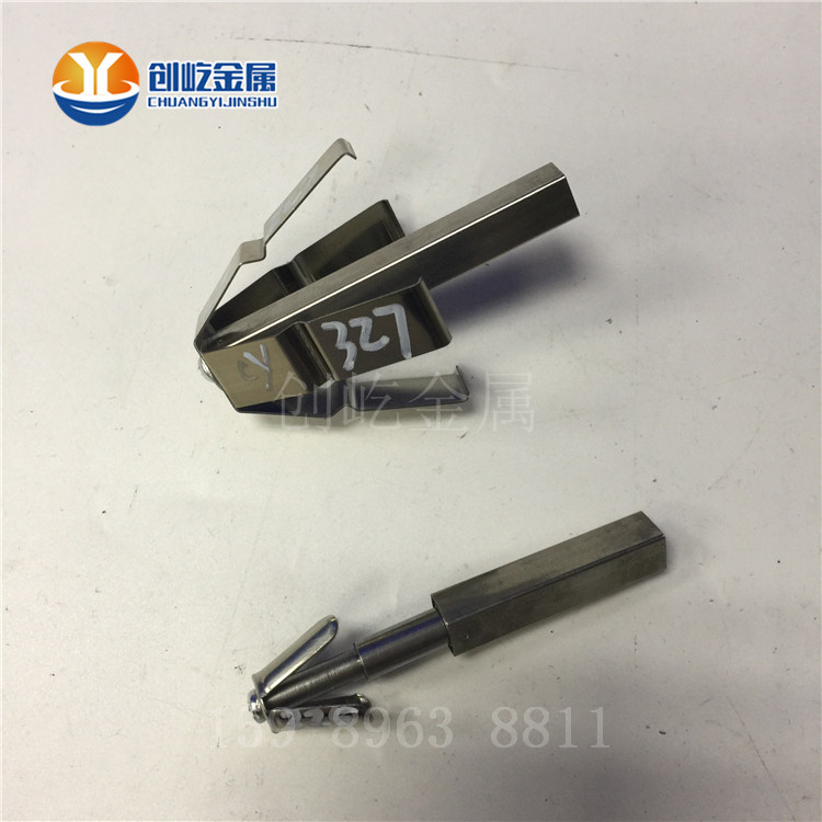 4叶倒装卡圆形产品喷涂挂具CY327  电镀工具  弹簧线条夹具 夹子带牙铁图片