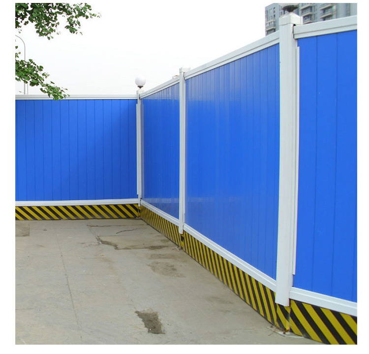 PVC圍擋 彩鋼板圍擋 彩鋼夾芯圖片