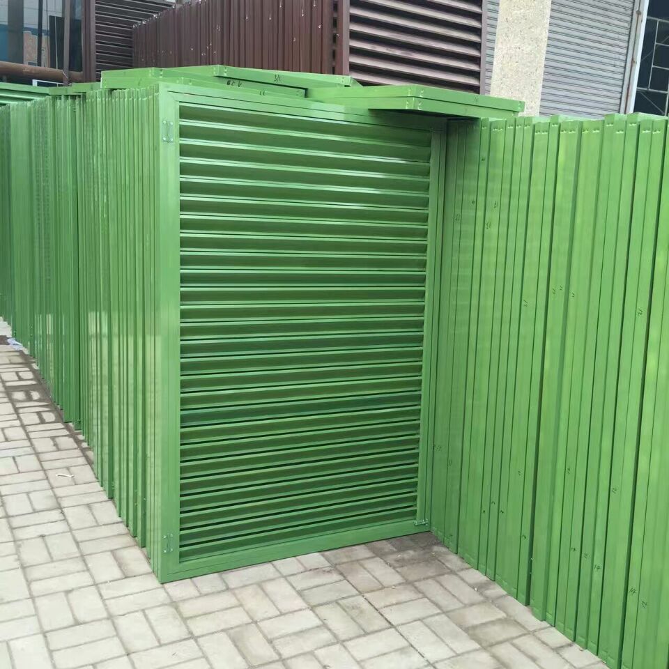 聊城鋅合金百葉窗，烤漆空調(diào)圍欄圖片