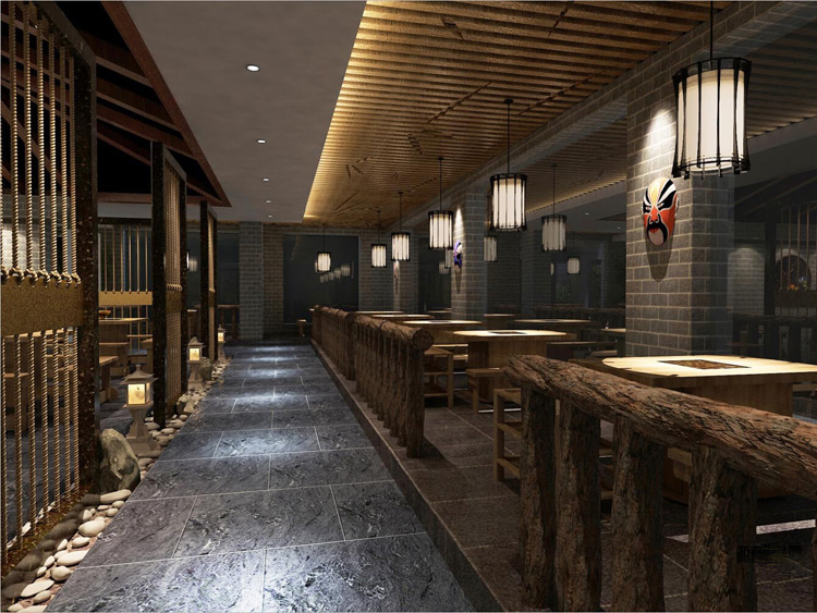火鍋店裝修圖片/火鍋店裝修樣板圖 (4)