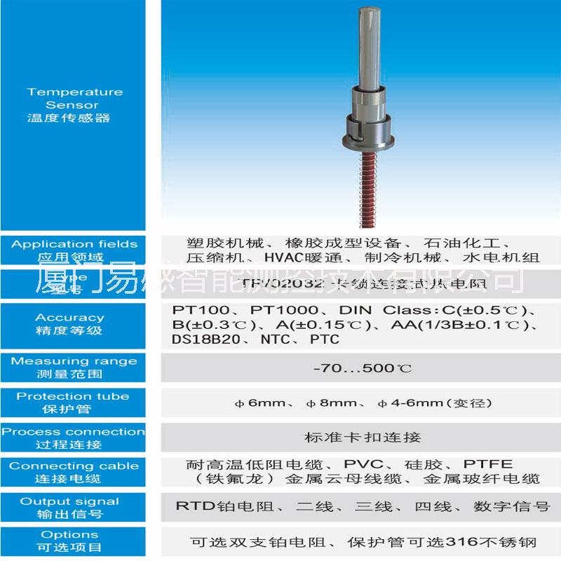 塑膠機械卡鎖連接式溫度傳感器圖片/塑膠機械卡鎖連接式溫度傳感器樣板圖 (3)