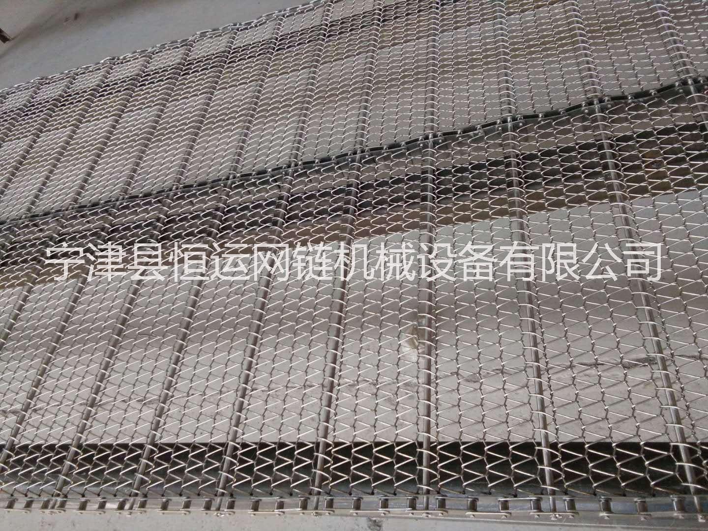 大滚子不锈钢网带/不锈钢网链/不锈钢网带应用及厂家图片