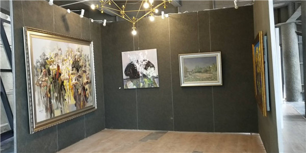 4公分厚度无缝展板展墙 国画展览板 活动展墙 美术展览板图片