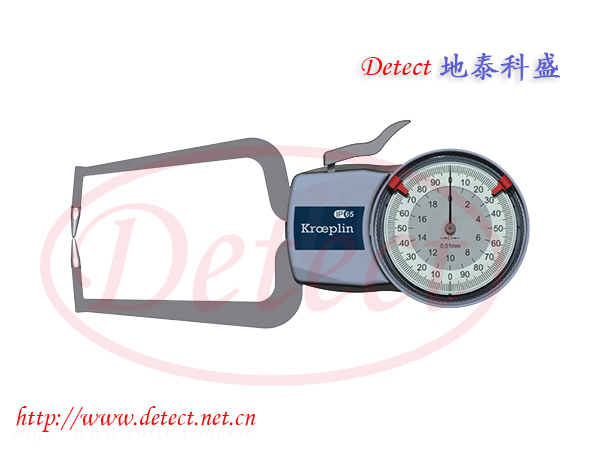kroeplin带表外卡规D220 0-20mm德国原装进口高精度外卡钳 644M-606指针外径卡规图片