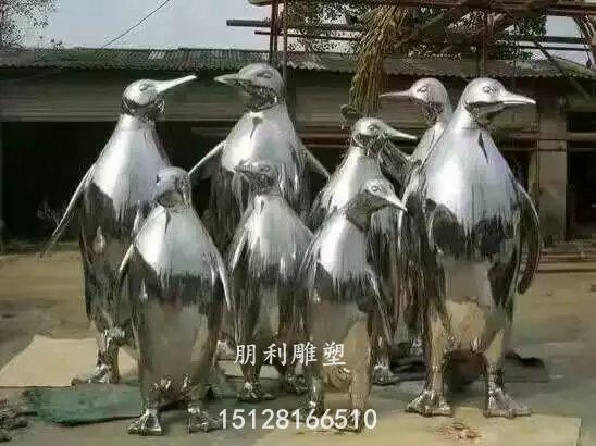 企鵝雕塑圖片/企鵝雕塑樣板圖 (2)