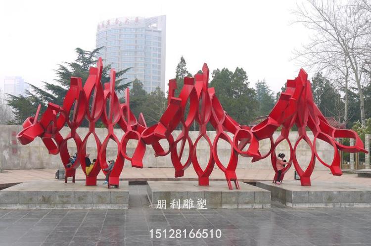 火鳳凰雕塑，廣場火鳳凰雕塑廠家圖片