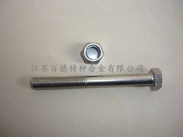 Inconel718六角螺栓螺母图片