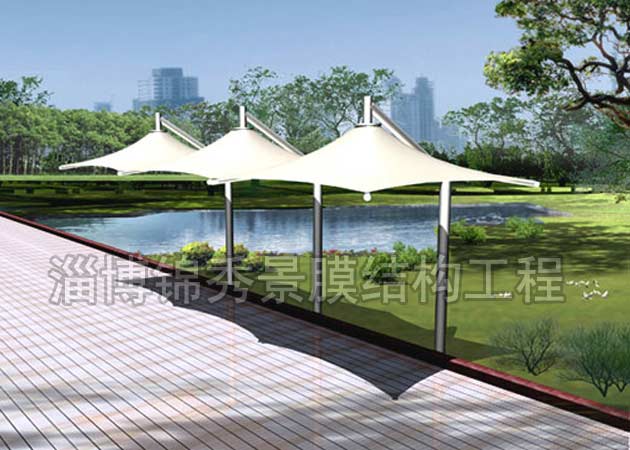 膜結(jié)構(gòu)遮陽圖片/膜結(jié)構(gòu)遮陽樣板圖 (2)