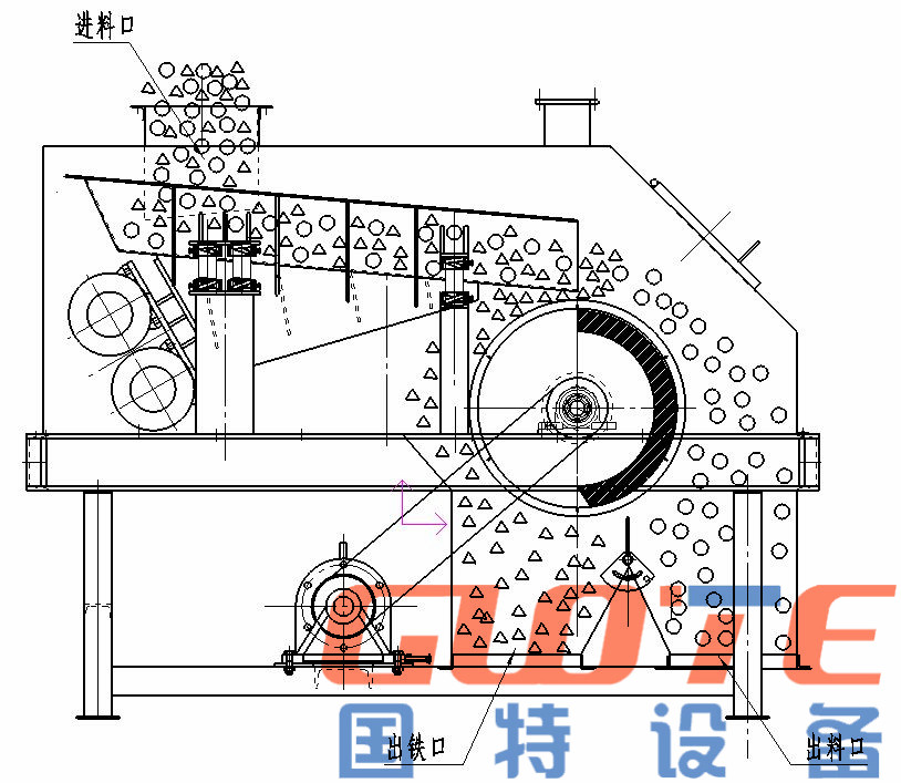 磁筒式磁選機(jī)圖片/磁筒式磁選機(jī)樣板圖 (4)