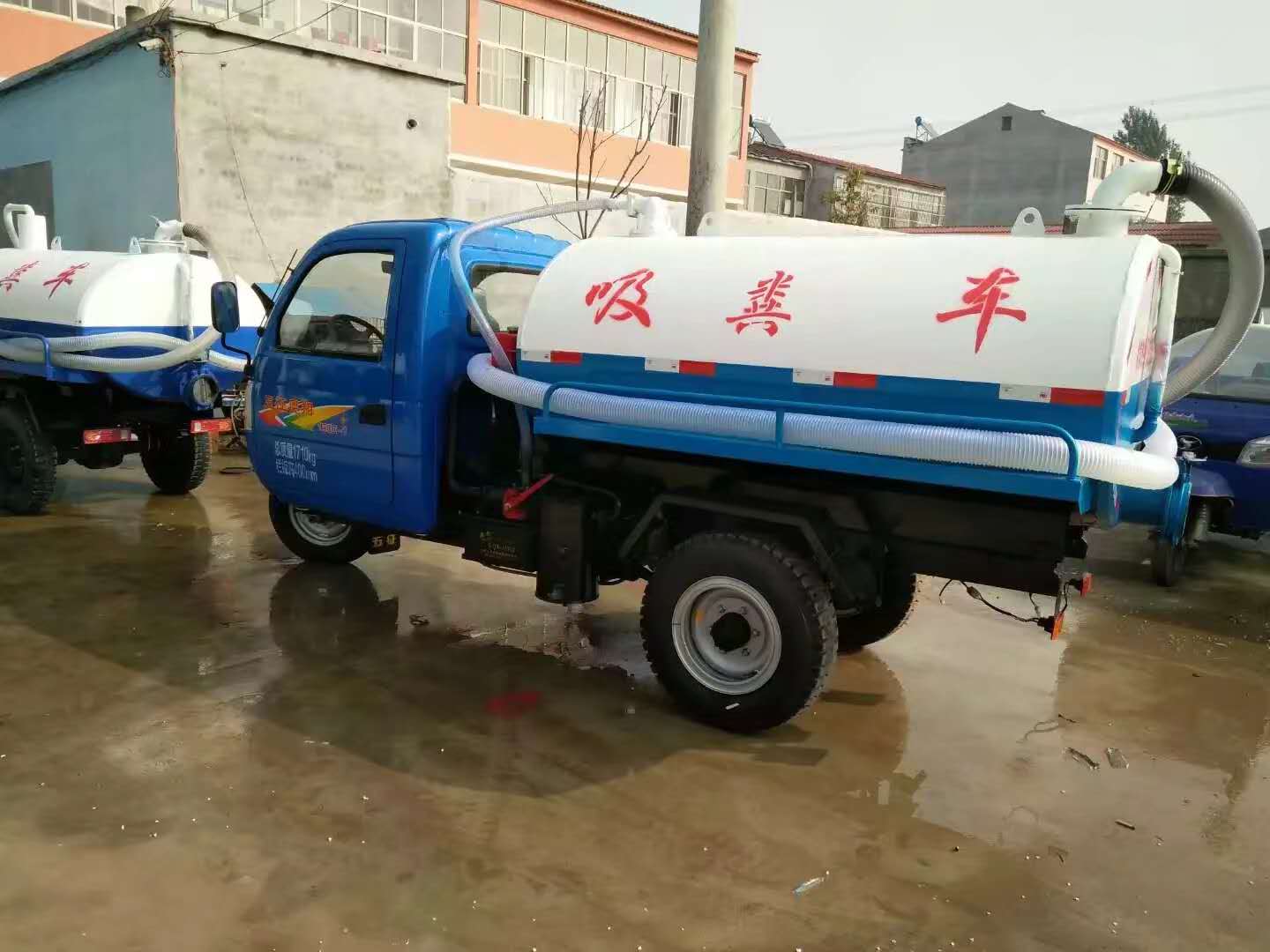 农用三轮半封闭吸粪车 厂家直销 吸粪车厂家 优质三轮半封闭吸粪车