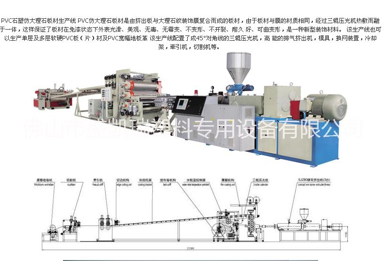 热销盛凯瑞PVC石塑板材生产线促销价格图片