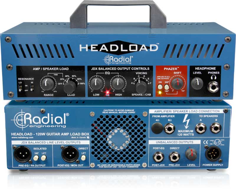 Radial Headload 吉他放大模拟器DI直插盒批发零售 隔离变压器 消除接地回路的噪声DI直插盒 吉他DI盒图片