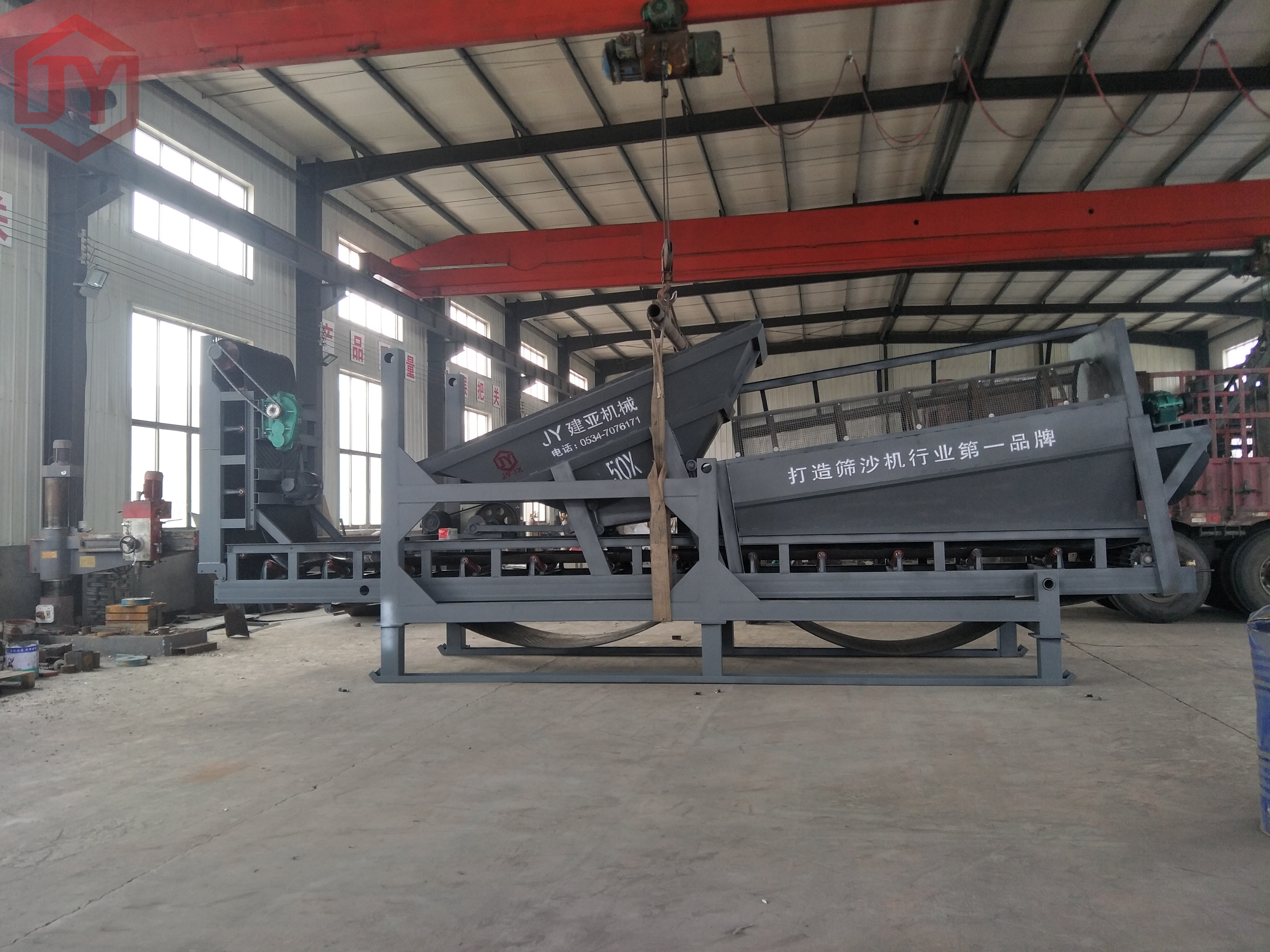 建亞機械生產(chǎn)河沙篩沙機旱地篩砂機圖片/建亞機械生產(chǎn)河沙篩沙機旱地篩砂機樣板圖 (2)