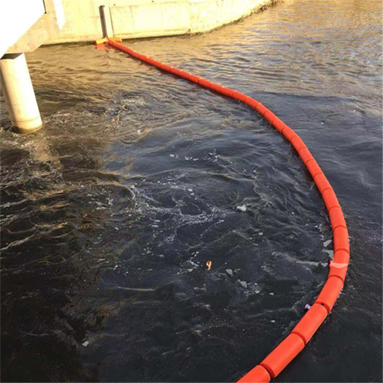 拦污浮体 河道拦渣夹网浮筒 水电站配套拦渣浮体