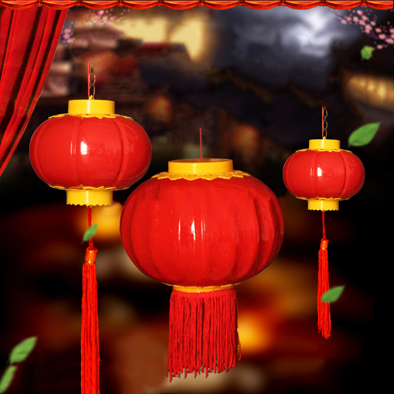 春節(jié)裝飾燈籠戶外防水亞克力燈籠發(fā)光電子燈籠過年掛樹燈籠