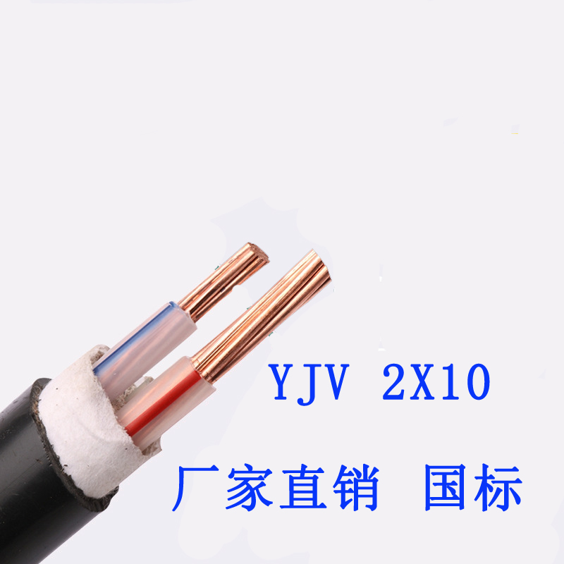 2芯电缆线YJV 金环宇电缆线YJV 2芯铜芯线6/10/16/25/35平方电源线户外电线图片