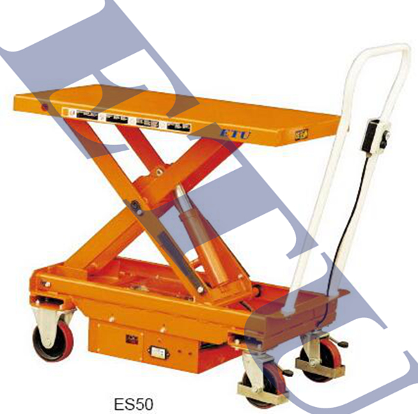ETU易梯优,ES型移动式电动升降平台车 电动液压起升 移动平台车图片