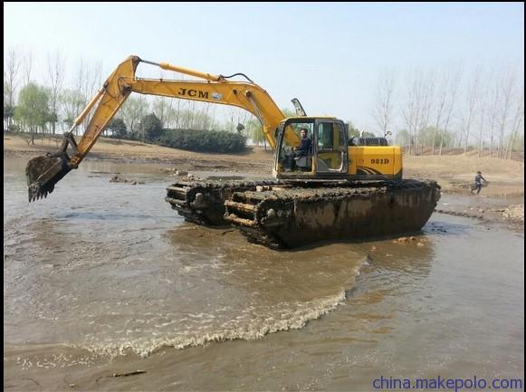 开封市福州水上挖掘机厂家供应福建省福州斗山215-9水上挖掘机租赁湿地开发福州水上挖掘机