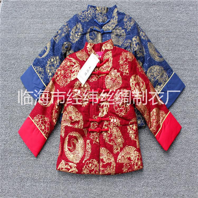 春节唐装宝宝加厚棉服图片