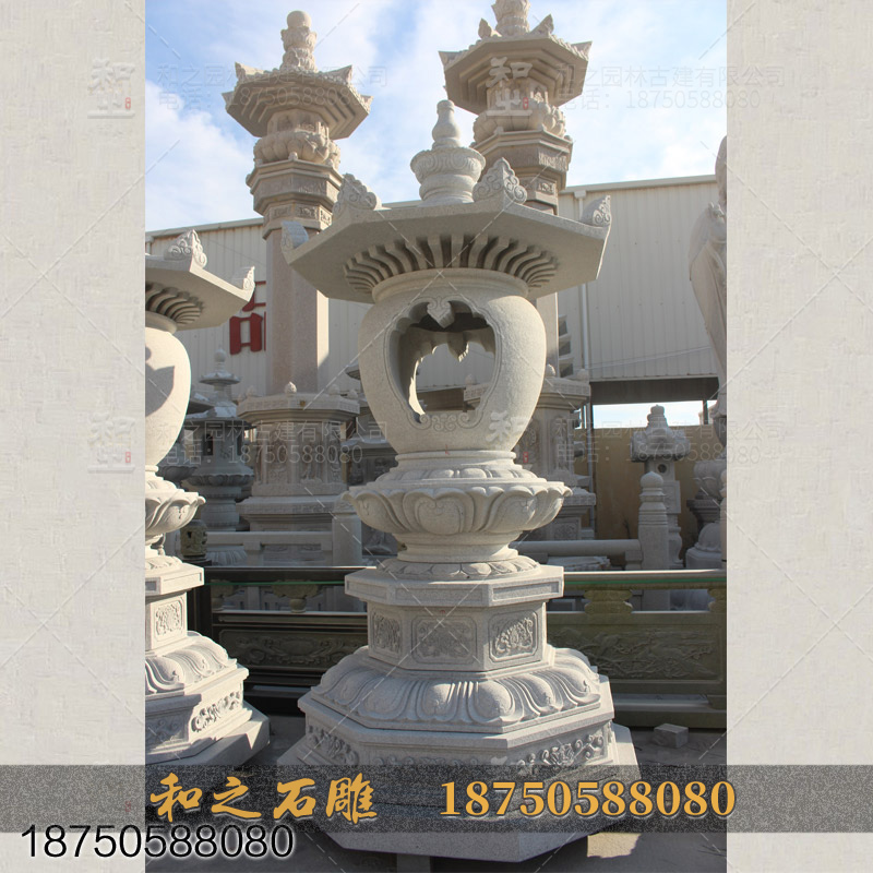 石雕石燈圖片/石雕石燈樣板圖 (3)