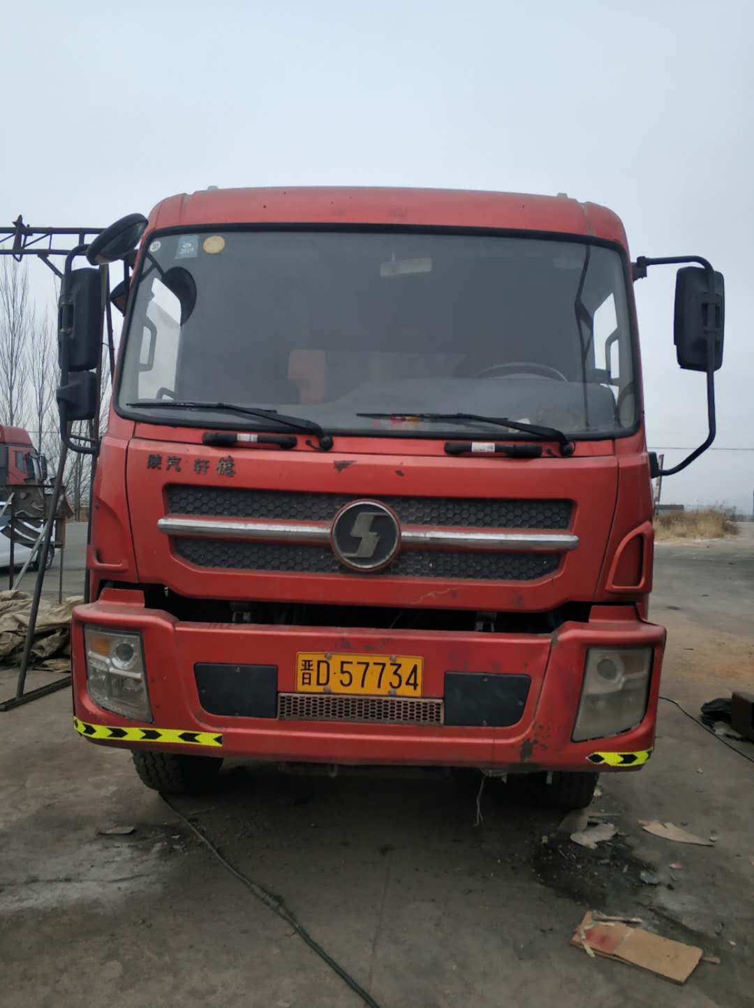 出售13年陜汽軒德*后八自卸車