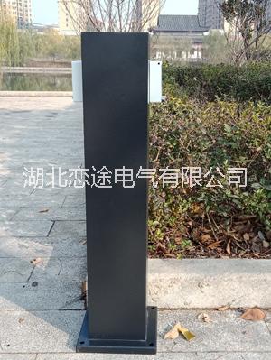 戶外防水插座柱圖片