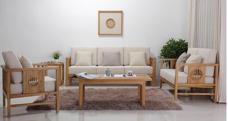 老榆木沙發(fā)告訴我們?cè)趺从袑徝赖纳鷪D片