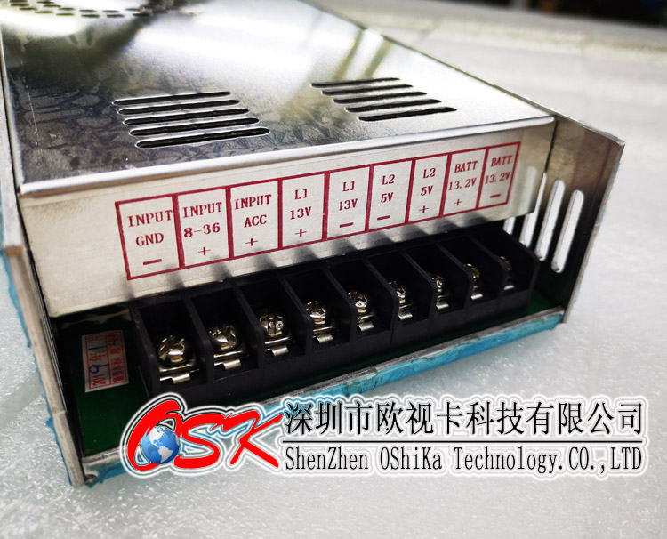 240W汽车UPS稳压隔离电源12V UPS端可接铅酸蓄电池 欠压保护功能